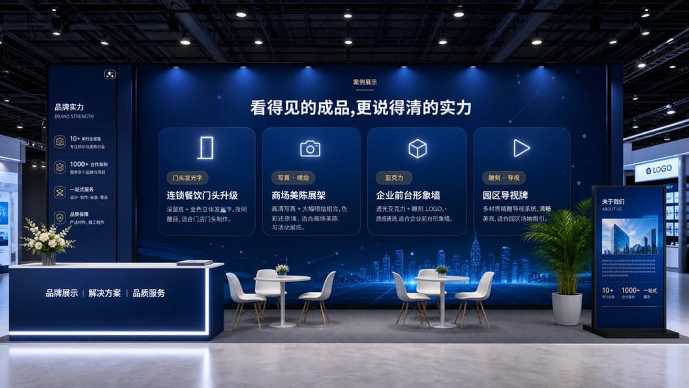 展会物料效果示意